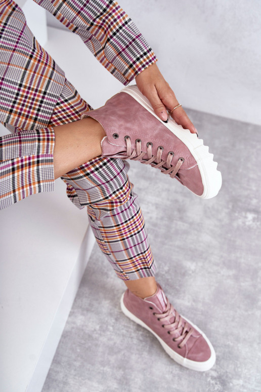 Vrijetijdsschoenen Big Star warm roze kleur EE274113 Vrijetijdsschoenen Big Star warm roze kleur EE274113