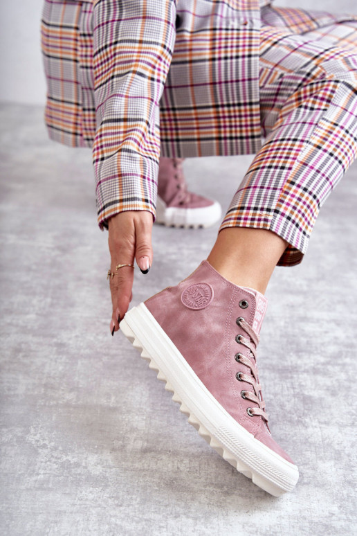 Vrijetijdsschoenen Big Star warm roze kleur EE274113 Vrijetijdsschoenen Big Star warm roze kleur EE274113