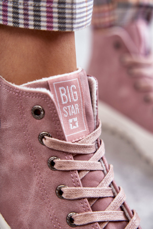 Vrijetijdsschoenen Big Star warm roze kleur EE274113 Vrijetijdsschoenen Big Star warm roze kleur EE274113