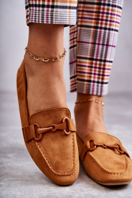 en daim Mocassins avec ornements couleur marron Santi en daim Mocassins avec ornements couleur marron Santi