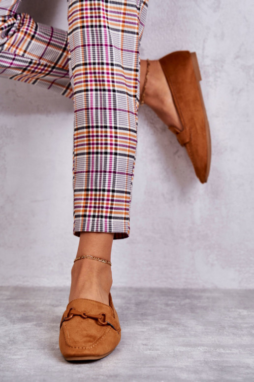 en daim Mocassins avec ornements couleur marron Santi en daim Mocassins avec ornements couleur marron Santi