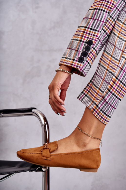 en daim Mocassins avec ornements couleur marron Santi en daim Mocassins avec ornements couleur marron Santi