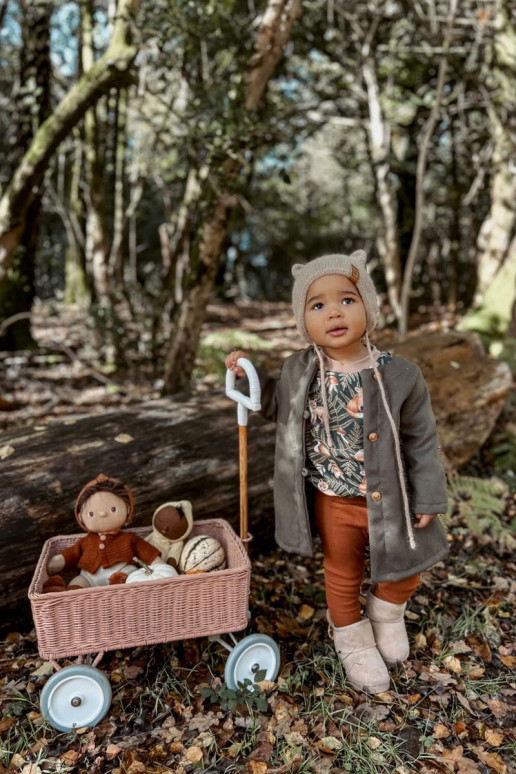 Bottes de neige chauffées pour enfants avec rubans beige Meriva