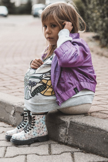 Kinderstiefel mit Glitzer und Mustern Reggie in verschiedenen Farben 2