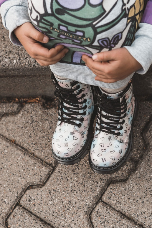 Kinderlaarsjes met glitters en patronen Reggie in diverse kleuren Kinderlaarsjes met glitters en patronen Reggie in diverse kleuren