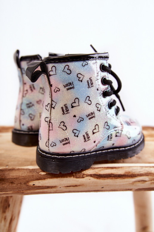 Bottes pour enfants à paillettes et motifs Reggie en différentes couleurs