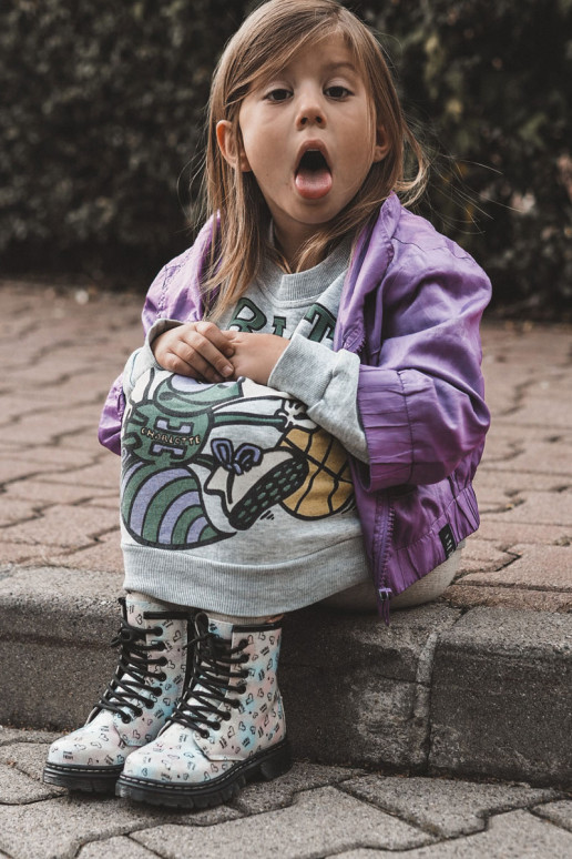 Kinderlaarsjes met glitters en patronen Reggie in diverse kleuren Kinderlaarsjes met glitters en patronen Reggie in diverse kleuren