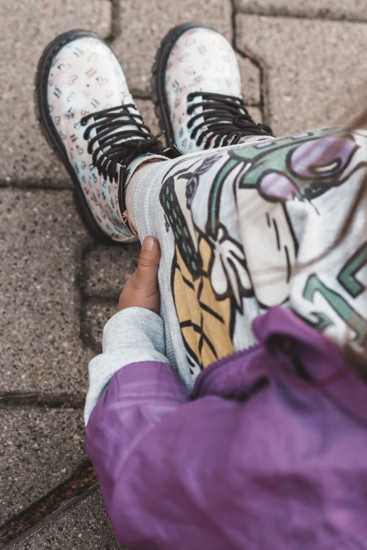 Kinderstiefel mit Glitzer und Mustern Reggie in verschiedenen Farben Kinderstiefel mit Glitzer und Mustern Reggie in verschiedenen Farben