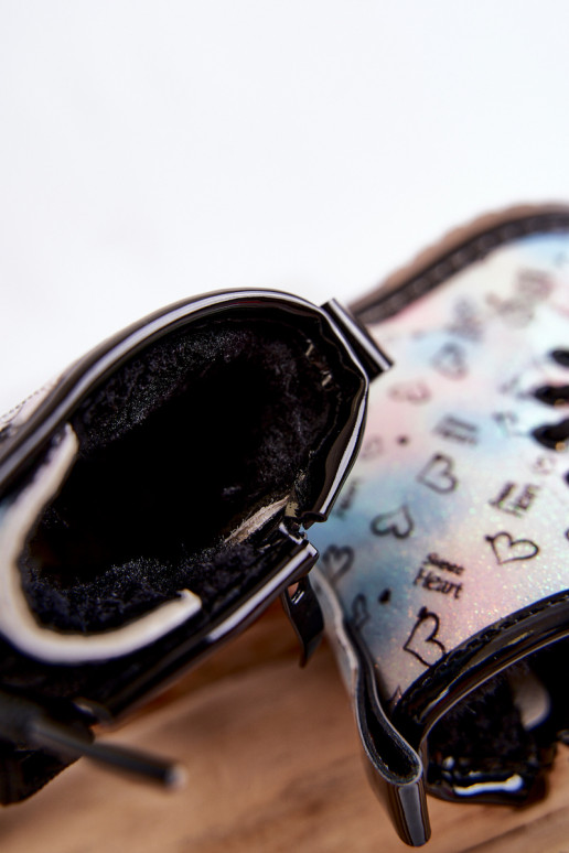 Kinderstiefel mit Glitzer und Mustern Reggie in verschiedenen Farben Kinderstiefel mit Glitzer und Mustern Reggie in verschiedenen Farben