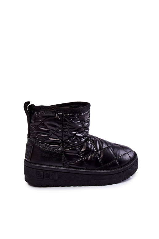 Bottes d'hiver chaudes pour enfants Big Star KK374242 noir