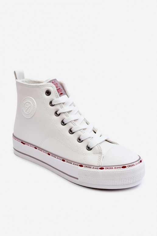 chaussures décontractées à semelles Cross Jeans KK2R4044C couleur blanche chaussures décontractées à semelles Cross Jeans KK2R4044C couleur blanche