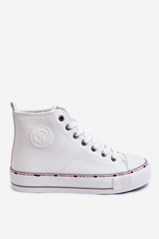 chaussures décontractées à semelles Cross Jeans KK2R4044C couleur blanche chaussures décontractées à semelles Cross Jeans KK2R4044C couleur blanche