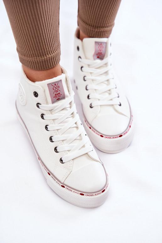 chaussures décontractées à semelles Cross Jeans KK2R4044C couleur blanche chaussures décontractées à semelles Cross Jeans KK2R4044C couleur blanche