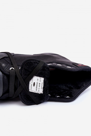 Freizeitschuhe mit Sohle Cross Jeans KK2R4055C in schwarzer Farbe 2