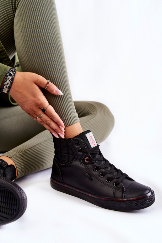 vrijetijdsschoenen met een zool Cross Jeans KK2R4058C zwarte kleur