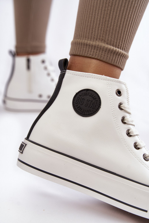 verwarmde vrijetijdsschoenen Big Star KK274170 witte kleur verwarmde vrijetijdsschoenen Big Star KK274170 witte kleur