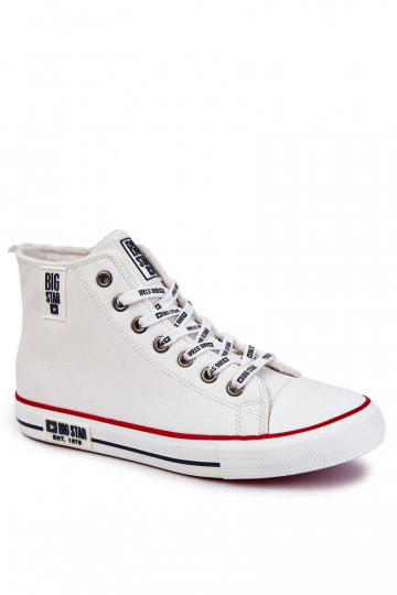 chaussures de loisirs chauffées Big Star KK174345 couleur blanche
