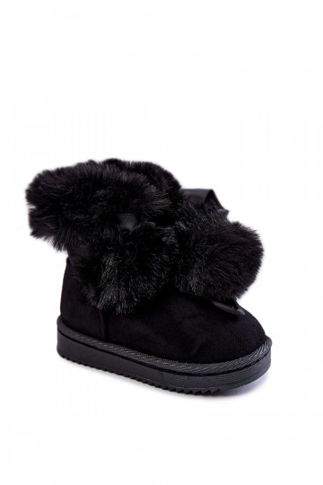 Bottes de neige chauffantes pour enfants, couleur noire, Roofy 2