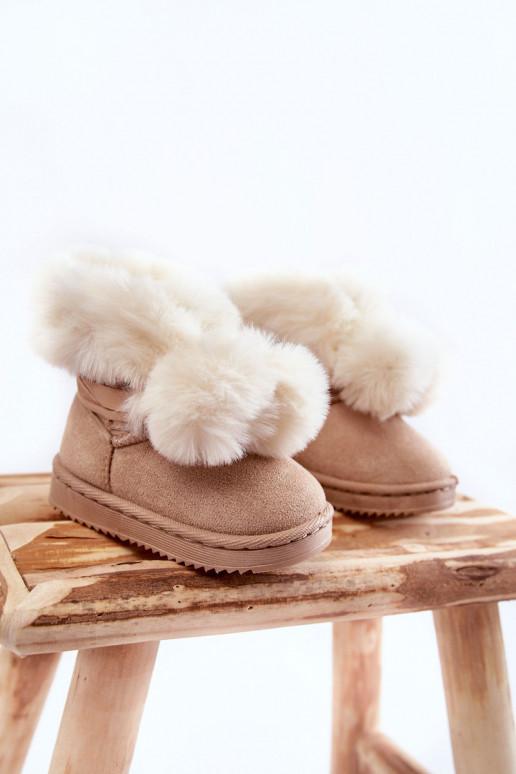 Bottes de Neige Chauffantes Enfant Ivoire Roofy Bottes de Neige Chauffantes Enfant Ivoire Roofy