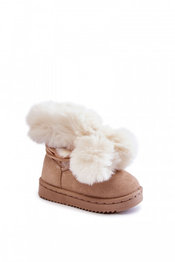 Bottes de Neige Chauffantes Enfant Ivoire Roofy 2