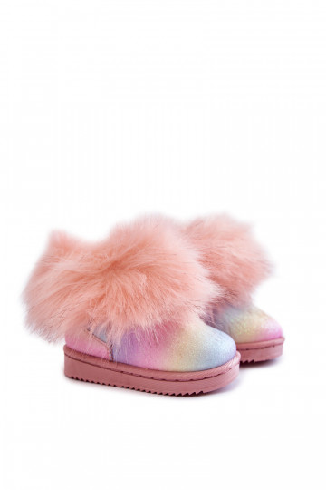 Kinder-Schneestiefel mit Fell in verschiedenen Farben Ariana 2