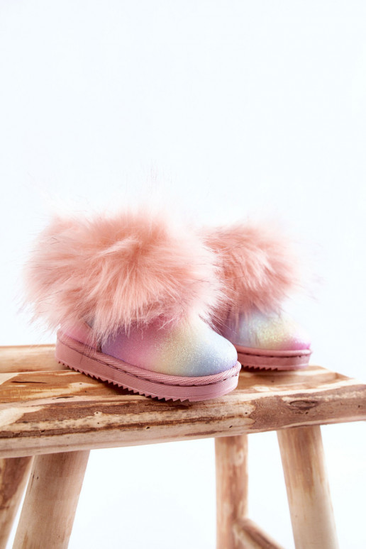 Bottes de neige pour enfants avec fourrure de différentes couleurs Ariana