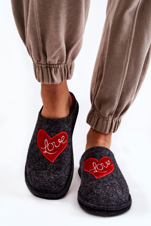 pantoffels Big Star KK276019 Zwart en rood pantoffels Big Star KK276019 Zwart en rood