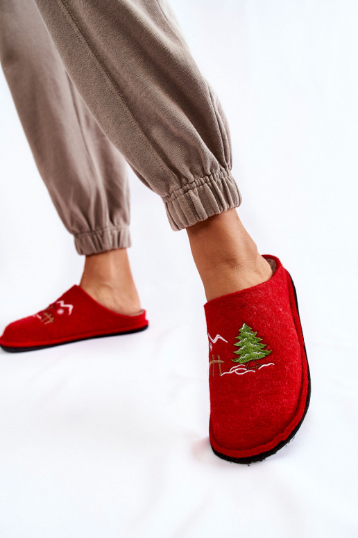 chaussons Big Star KK276017 couleur rouge-sable