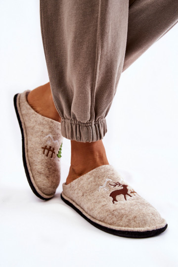 chaussons Big Star KK276016 beige