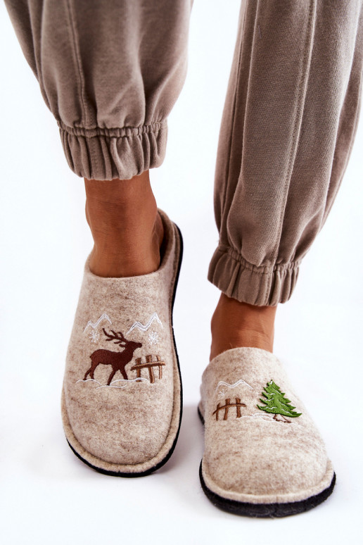 chaussons Big Star KK276016 beige