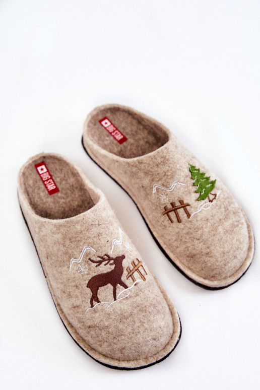 chaussons Big Star KK276016 beige