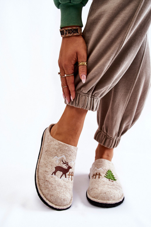 chaussons Big Star KK276016 beige
