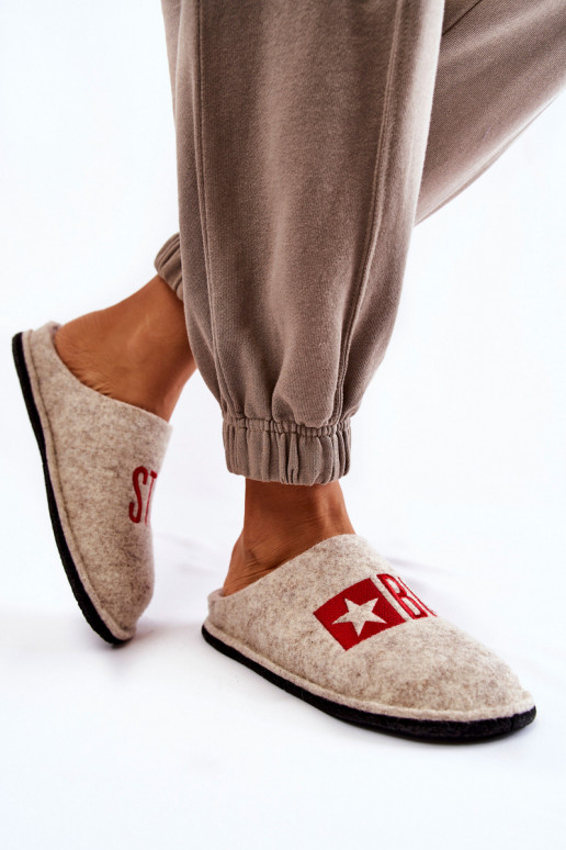 chaussons Big Star KK276021 beige