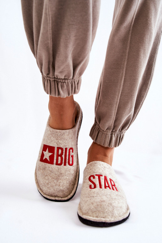 chaussons Big Star KK276021 beige