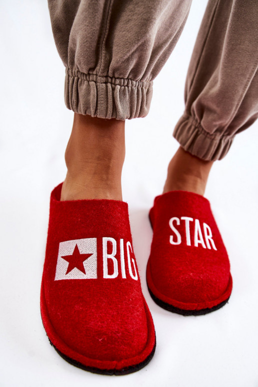 chaussons Big Star KK276022 rouge chaussons Big Star KK276022 rouge