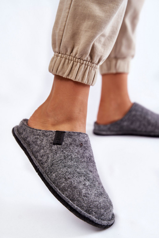 Modèle classique Chaussons Big Star KK276014 couleur gris Modèle classique Chaussons Big Star KK276014 couleur gris