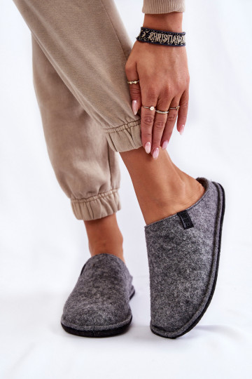 Klassiek model Slippers Big Star KK276014 grijze kleur 2