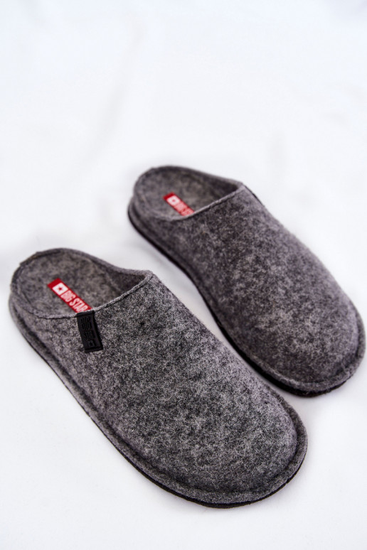 Modèle classique Chaussons Big Star KK276014 couleur gris
