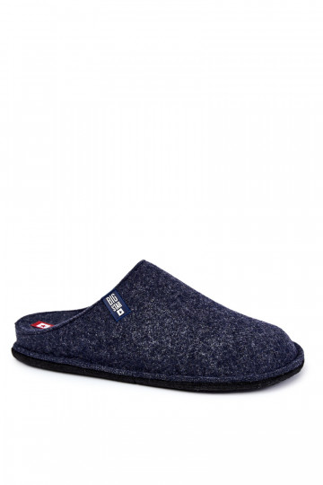 Klassieke herenpantoffels Big Star KK176004 donkerblauw