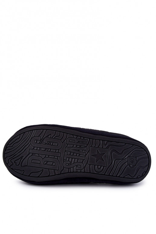 Herrenhausschuhe Big Star KK174365 schwarz Herrenhausschuhe Big Star KK174365 schwarz
