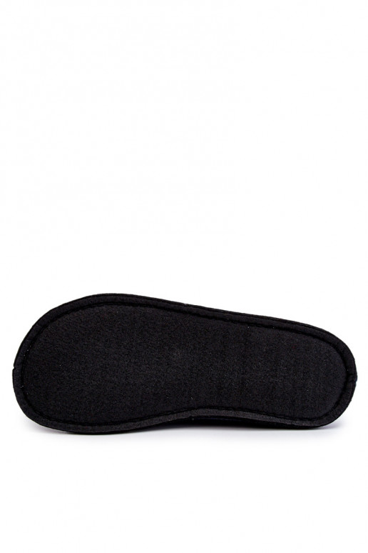 Chaussons classiques pour hommes Big Star KK176002 bleu foncé