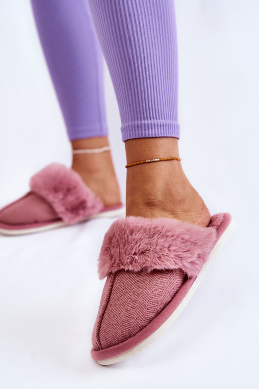 Chaussons chauds avec fourrure Franco