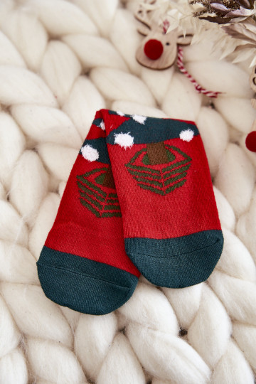 Chaussettes de Noël pour enfants Sapin de Noël Cosas Couleur blanc-vert 2
