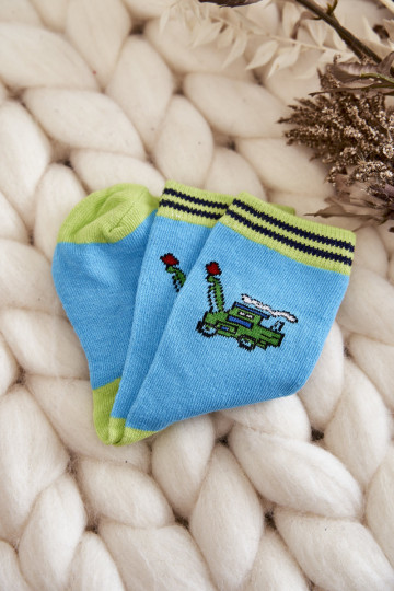 Chaussettes en coton pour enfants à motifs 5 pcs. Couleurs différentes 2