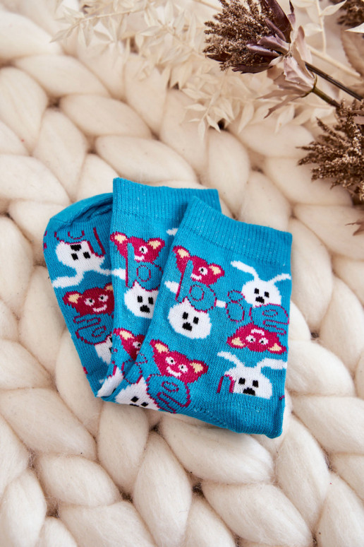 Chaussettes à motifs exclusifs 5 pcs. Couleurs différentes