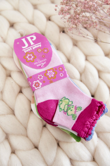 Exclusief sokken met konijntjes 5 st. Verschillende kleuren