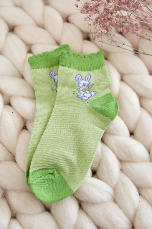 Chaussettes exclusives avec lapins 5 pcs. Couleurs différentes