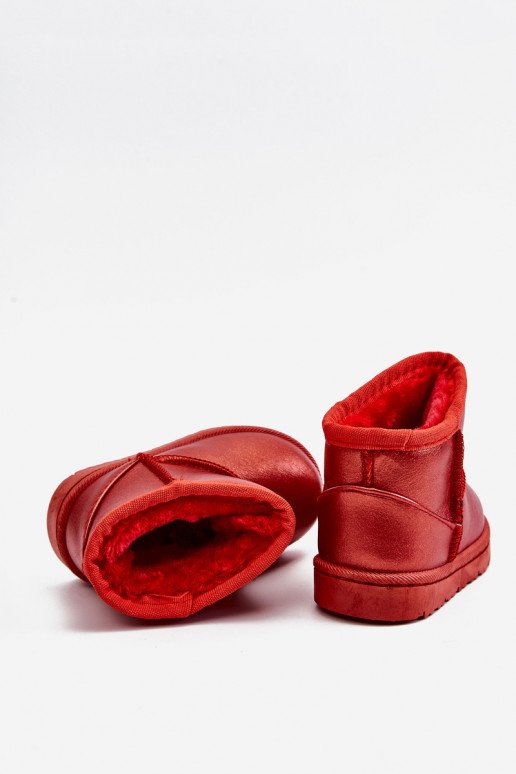 Warme kinder snowboots in de rode kleur Scooby Warme kinder snowboots in de rode kleur Scooby