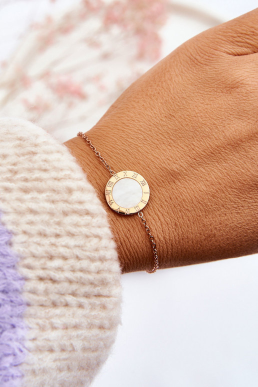 Bracelet de couleur or rose blanc Bracelet de couleur or rose blanc