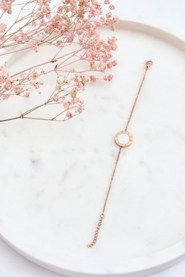 Bracelet de couleur or rose blanc 2